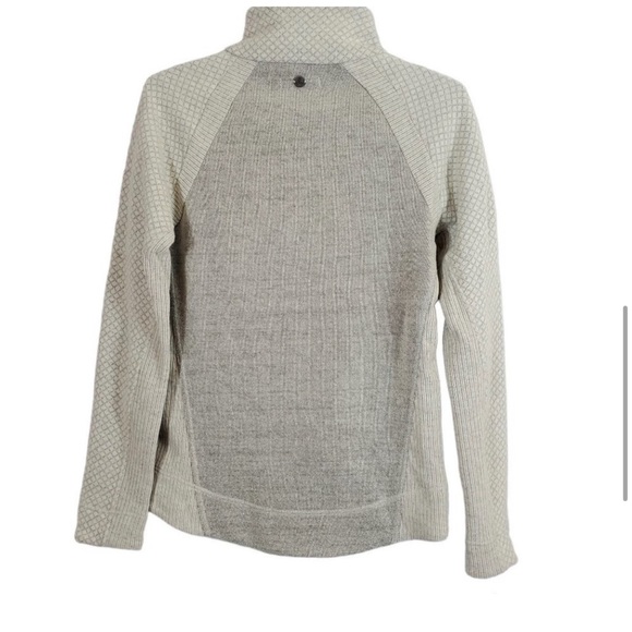 NWOT PRANA Brandie Bone Heather Wool Blend Pullover small - Picture 3 of 3